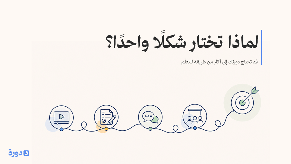 هل يجب أن تختار شكلًا واحدًا لدورتك التدريبية؟